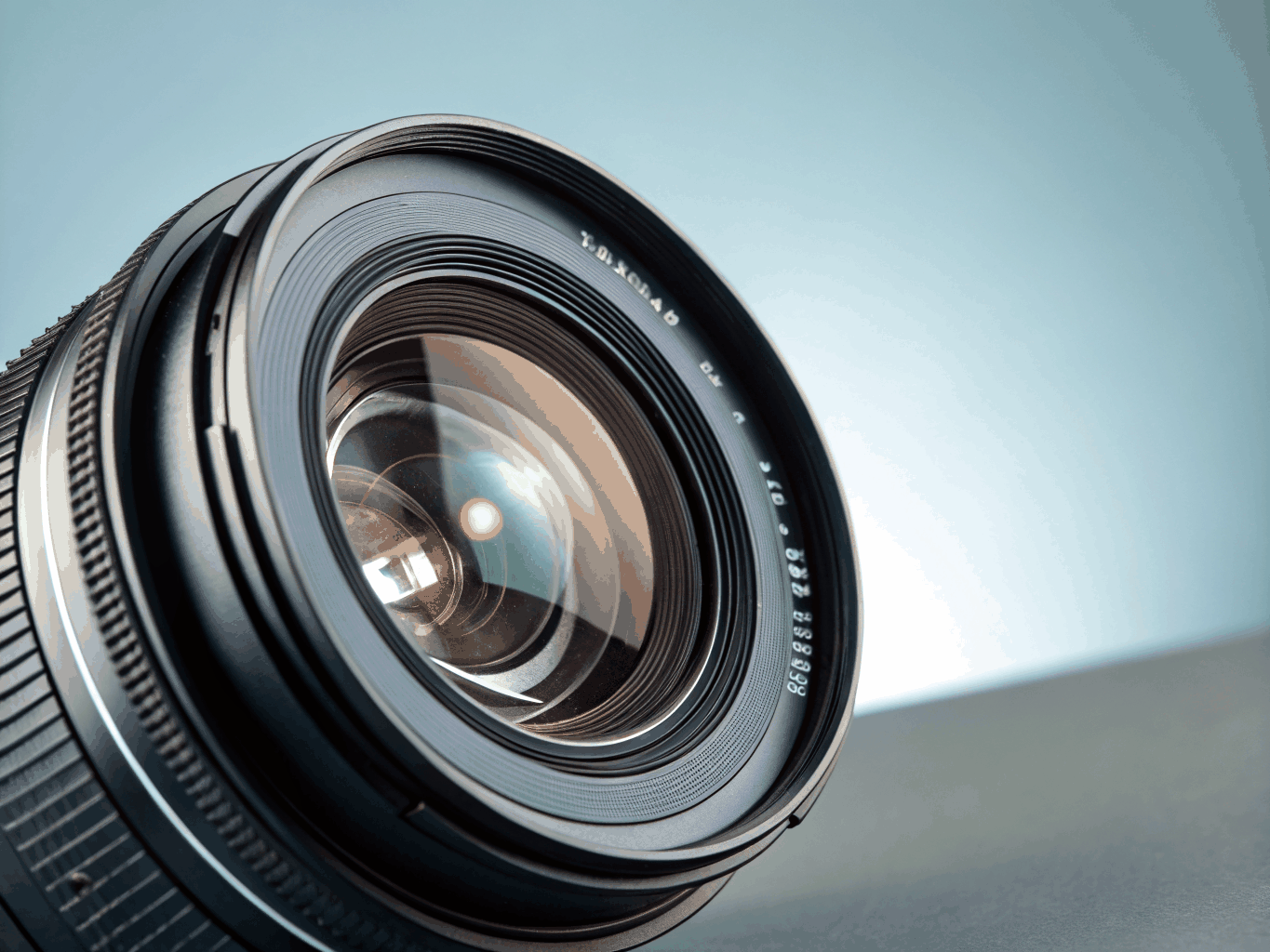 Macro view of multi-coated optical lens element